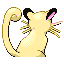 Imagen posterior de Persian variocolor en Pokémon Esmeralda