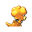 Imagen posterior de Magby variocolor en Pokémon Rojo Fuego y Pokémon Verde Hoja