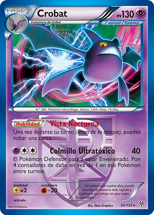 Crobat (Tormenta Plasma TCG) - WikiDex, la enciclopedia Pokémon