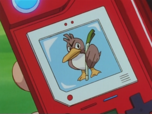 Archivo:EP049 Farfetch'd en la Pokédex.png - WikiDex, la enciclopedia ...