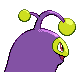 Imagen posterior de Lanturn variocolor en Pokémon Diamante y Pokémon Perla