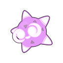 Icono de Minior núcleo violeta en Pokémon HOME