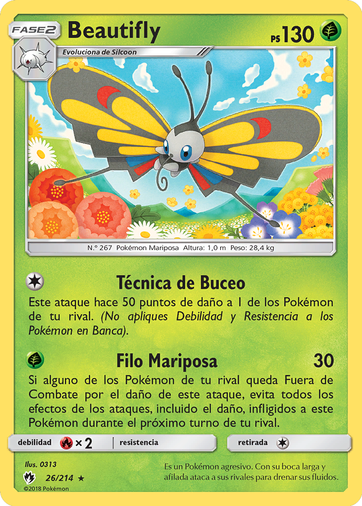 Carta de Beautifly