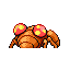 Imagen posterior de Paras variocolor en Pokémon Esmeralda