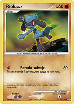 Riolu (Diamante & Perla TCG) - WikiDex, la enciclopedia Pokémon