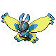 Imagen de Mothim variocolor macho en Pokémon Diamante y Perla