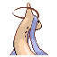 Imagen posterior de Milotic variocolor en Pokémon Rojo Fuego y Pokémon Verde Hoja