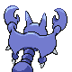Imagen posterior de Gligar variocolor macho en Pokémon Platino