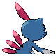 Imagen posterior de Sneasel macho en Pokémon Diamante y Pokémon Perla