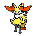 Icono de Braixen en Pokémon HOME