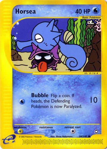 Horsea (Aquapolis 84 TCG) - WikiDex, La Enciclopedia Pokémon