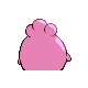 Imagen posterior de Igglybuff variocolor en Pokémon Diamante y Pokémon Perla