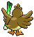 Imagen posterior de Farfetch’d macho o hembra en la quinta generación