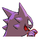 Imagen posterior de Haunter en Pokémon Diamante y Pokémon Perla