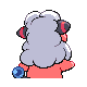 Imagen posterior de Flaaffy en Pokémon Diamante y Pokémon Perla
