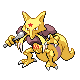 Imagen de Kadabra variocolor macho en Pokémon Oro HeartGold y Plata SoulSilver