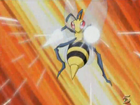 Beedrill usando pin misil.