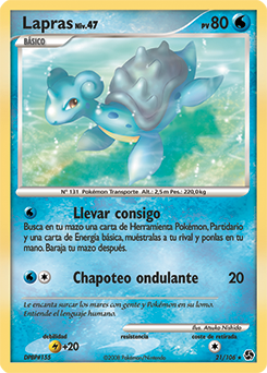 Carta de Lapras