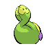Imagen posterior de Budew variocolor en Pokémon Platino