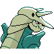 Imagen posterior de Aggron variocolor en Pokémon Platino