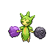 Imagen de Roselia variocolor hembra en Pokémon Platino