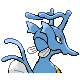 Imagen posterior de Kingdra en Pokémon Diamante y Pokémon Perla