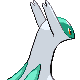 Imagen posterior de Latios variocolor en Pokémon Oro HeartGold y Pokémon Plata SoulSilver