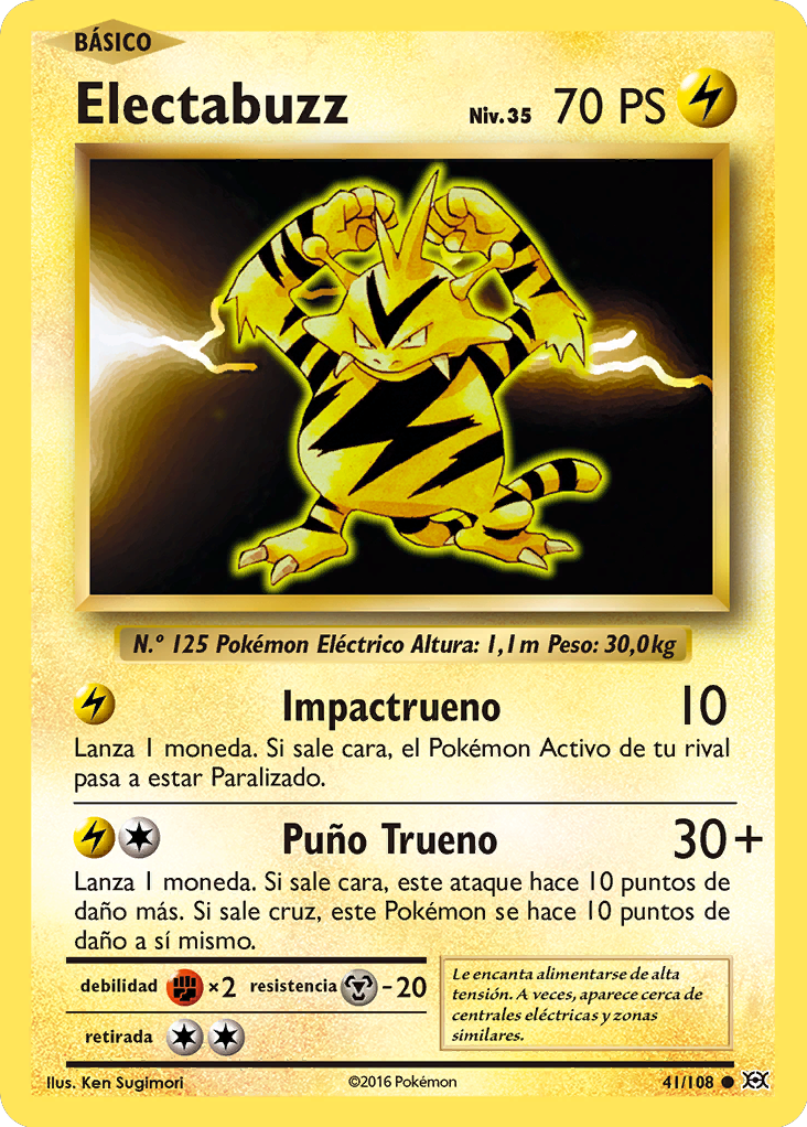 Electabuzz (Evoluciones TCG) - WikiDex, la enciclopedia Pokémon