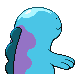 Imagen posterior de Quagsire hembra en Pokémon Diamante y Pokémon Perla