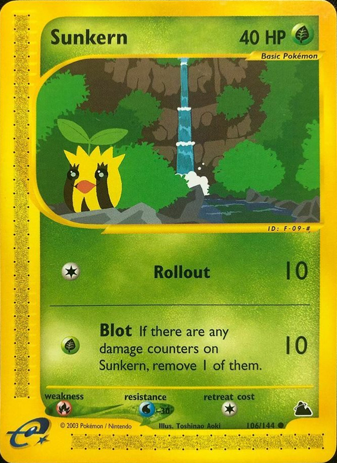 Sunkern (Skyridge TCG) - WikiDex, la enciclopedia Pokémon