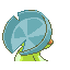 Imagen posterior de Lombre variocolor en Pokémon Esmeralda