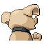 Imagen posterior de Granbull variocolor en Pokémon Esmeralda