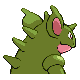 Imagen posterior de Nidoqueen variocolor en Pokémon Platino