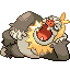 Imagen de Slaking variocolor en Pokémon Rubí y Zafiro