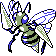 Imagen de Beedrill variocolor en Pokémon Oro