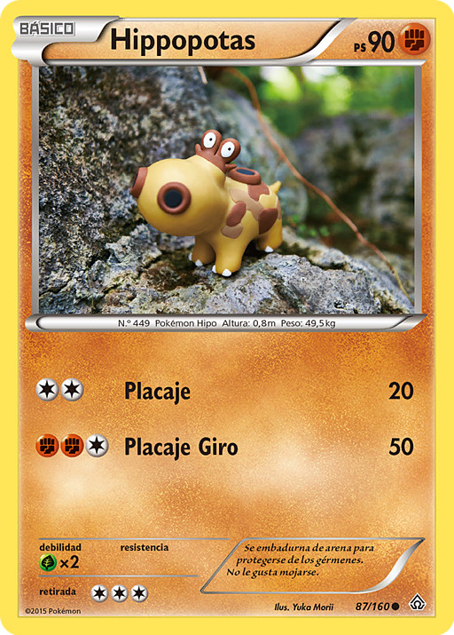 Hippopotas (Duelos Primigenios TCG) - WikiDex, la enciclopedia Pokémon