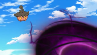 Archivo:EP851 Pumpkaboo de Jessie usando Bola sombra.png