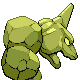 Imagen posterior de Onix variocolor en Pokémon Oro HeartGold y Pokémon Plata SoulSilver