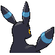 Imagen posterior de Umbreon variocolor en Pokémon Diamante y Pokémon Perla