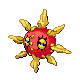 Imagen de Solrock variocolor en Pokémon Diamante y Perla