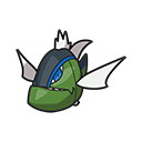 Icono de Basculin raya azul en Pokémon HOME