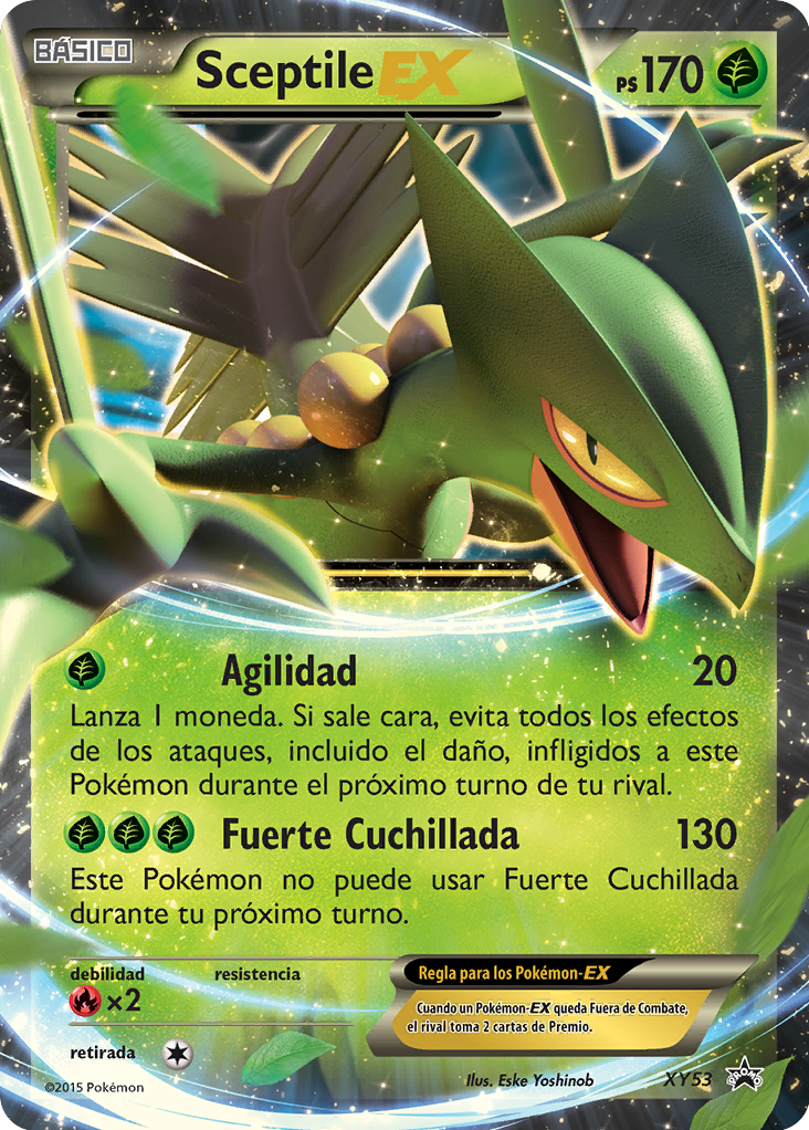 Sceptile-EX (XY Promo 53 TCG) - WikiDex, la enciclopedia Pokémon