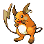 Imagen de Raichu variocolor en Pokémon Rojo Fuego y Verde Hoja