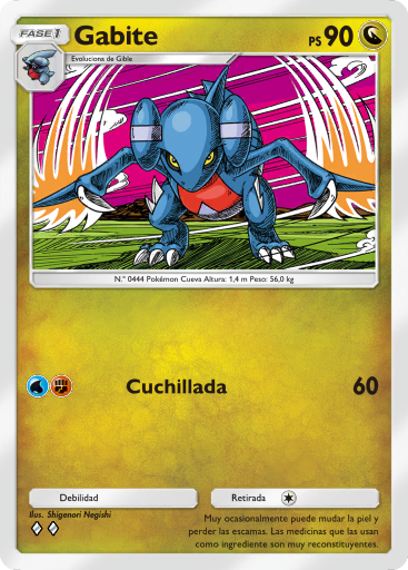 Gabite (Pugna Espaciotemporal TCG Pocket) - WikiDex, la enciclopedia ...