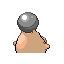 Imagen posterior de Spoink variocolor en Pokémon Esmeralda