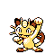 Imagen de Meowth en Pokémon Cristal