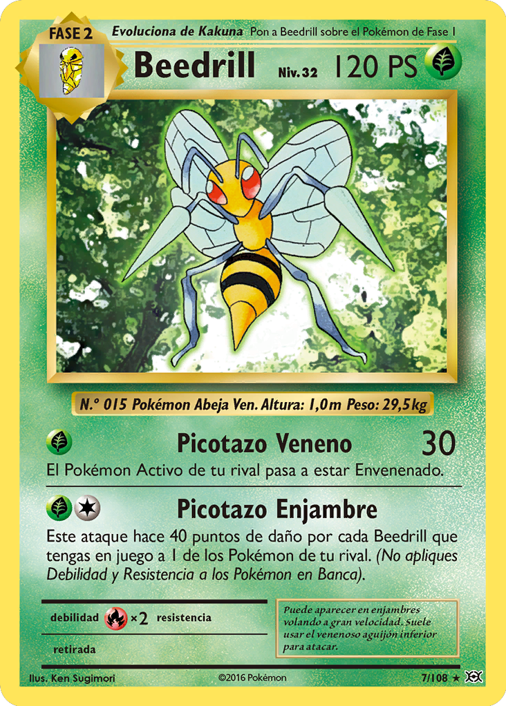 Beedrill evoluciones tcg wikidex la enciclopedia pok mon