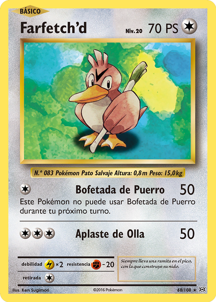 Así era la evolución de Farfetch'd que los responsables de Pokémon