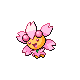 Imagen de Cherrim soleado variocolor en Pokémon Platino