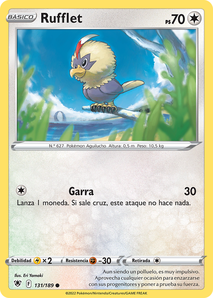 Rufflet (Resplandor Astral TCG) - WikiDex, la enciclopedia Pokémon